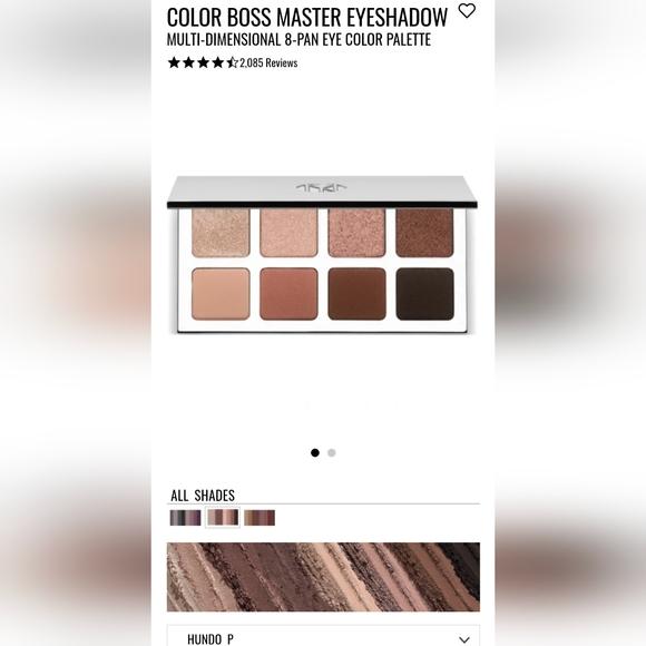 IL MAKIAGE Color Boss Master Eyeshadow Palette (Hundo P) - Picture 1 of 13